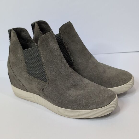 Sorel Out N About Wedge II Boot Stone Green Size 9.5 - Picture 11 of 11